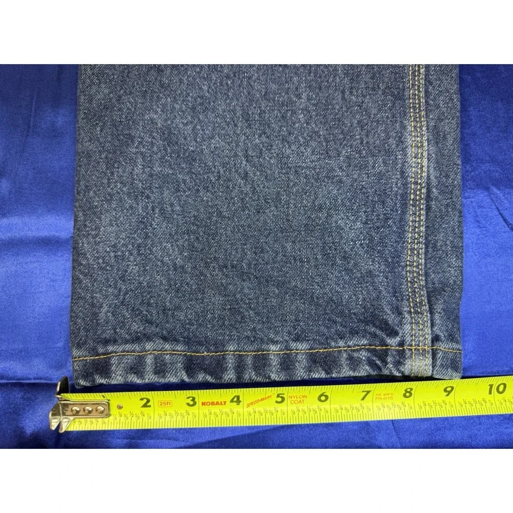 2 Wrangler Riggs Workwear Men's 42x32 Antique Indigo Blue Denim Carpenter Jeans